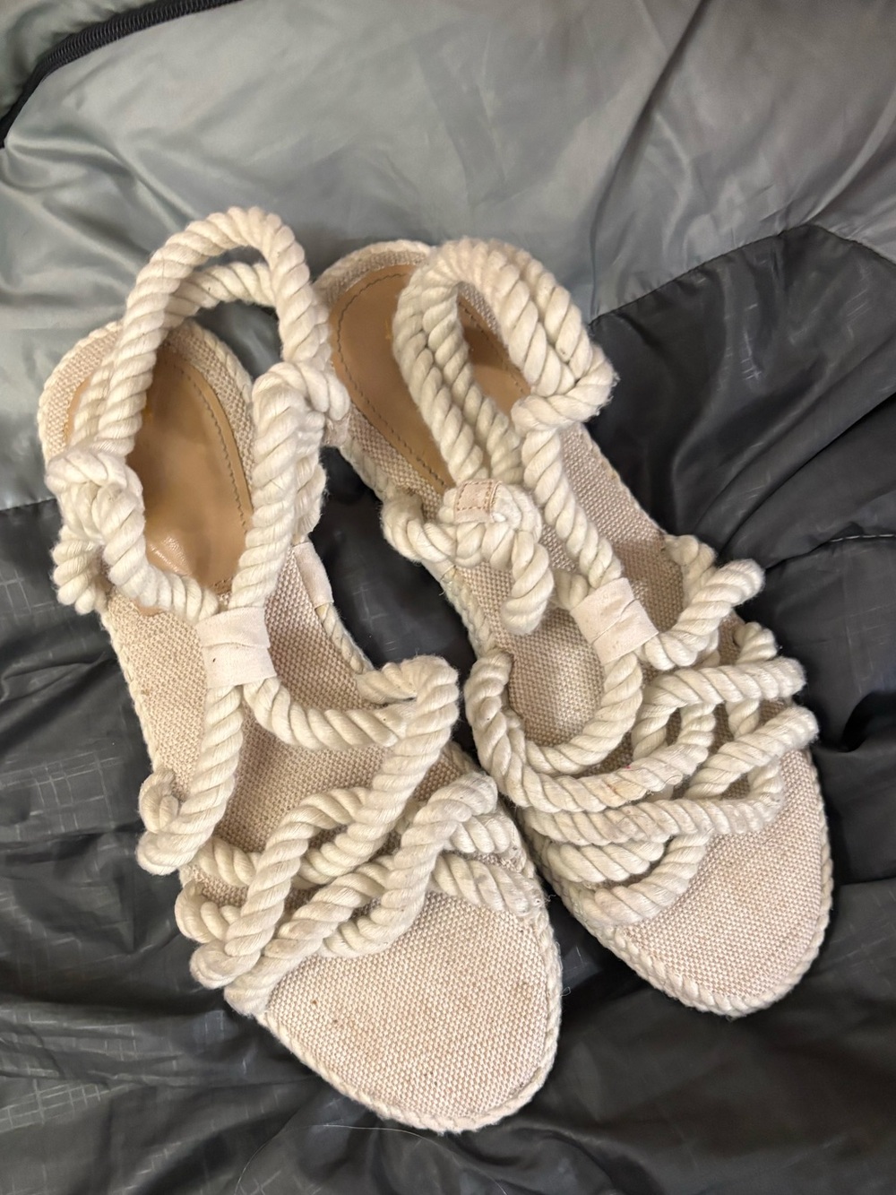 Gladiator Rope Sandals. Size 10